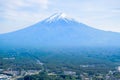 Mount Fuji view from Tenjo-Yama Park at Mount Kachi Kachi Ropeway