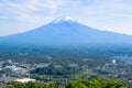 Mount Fuji view from Tenjo-Yama Park at Mount Kachi Kachi Ropeway