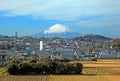 MOUNT FUJI VIEWED FROM SHINKANSEN