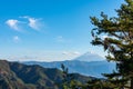 Mount Fuji, the World Heritage. Beautiful scenery view Royalty Free Stock Photo