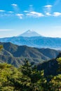 Mount Fuji, the World Heritage. Beautiful scenery view Royalty Free Stock Photo