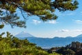 Mount Fuji, the World Heritage. Beautiful scenery view Royalty Free Stock Photo