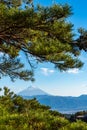 Mount Fuji, the World Heritage. Beautiful scenery view Royalty Free Stock Photo