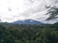 Mount gede pangrango beatiful view Royalty Free Stock Photo