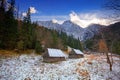 Mount Giewont in Tatra mountains