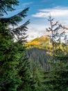 Mount Giewont in the Tatra mountains