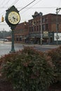Mount Gilead, NC-Apr 07, 2018: Historical Document of Town Clock