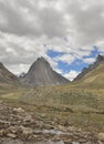 Mount Gumbok Rangan (Gonbo Rangjon). A Tibetan Buddhist sacred mountain which is located in Darcha-Padum trek route