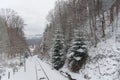 Mount Gurten, Bern in Winter, Switzerland, Europe Royalty Free Stock Photo