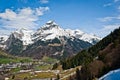 Mount Hahnen of Urner Alps Royalty Free Stock Photo
