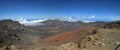 Mount Haleakala Crater, Maui (panorama) Royalty Free Stock Photo