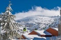 Mount Hermon. The highest point in Israel. Royalty Free Stock Photo