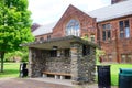 Mt Holyoke College campus bus stop