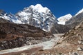 Mount Hongku or Honku Chuli peak, way to Makalu