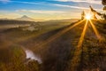 Mount Hood from Jonsrud viewpoint. Royalty Free Stock Photo