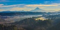Mount Hood from Jonsrud viewpoint Royalty Free Stock Photo