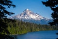 Mount Hood from Lost Lake in Oregon Royalty Free Stock Photo