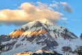 Mount Hood Mountain Peak Closeup in Oregon Royalty Free Stock Photo