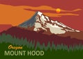 Mount Hood in Oregon