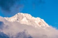 Mount Hood, Oregon During A Winter Sunset Royalty Free Stock Photo