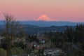 Mount Hood Over Happy Valley Oregon