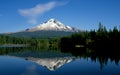 Mount Hood and Trillium Lake Royalty Free Stock Photo