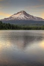 Mount Hood at Trillium Lake 2 Royalty Free Stock Photo