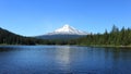 Mount Hood on Trillium Lake Royalty Free Stock Photo