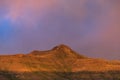 Mount Horeb at sunset in Clarens, South Africa Royalty Free Stock Photo