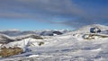 Mount Hoven top in Loen in Vestland in Norway Royalty Free Stock Photo