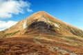 Mount Hoverla or Goverla, Ukraine Carpathian mountains Royalty Free Stock Photo