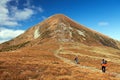 Mount Hoverla or Goverla, Ukraine Carpathian mountains Royalty Free Stock Photo