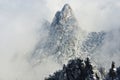 Mount Huangshan snow Royalty Free Stock Photo