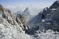 Mount Huangshan snow Royalty Free Stock Photo