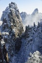 Mount Huangshan snow Royalty Free Stock Photo