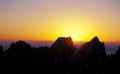 Mount Huangshan sunrise Royalty Free Stock Photo