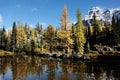 Mount Huber and Opabin Plateau, Yoho National Park, Canada Royalty Free Stock Photo