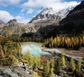 Mount Huber and Opabin Plateau, Yoho National Park, Canada Royalty Free Stock Photo