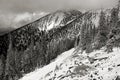 Mount Humphrey draped in snow