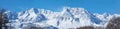 Mount Humphreys And Basin Mountain With Fresh Snow And Blue Sky