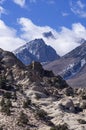 Mount Humphreys In The Clouds Royalty Free Stock Photo