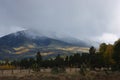 Mount Humphries cloaked in autumn spleandor Royalty Free Stock Photo