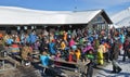 Mount Hutt Ski Field at Lunch Time, New Zealand