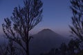 Mount Ijen at sunset time in East Java, Indonesia.