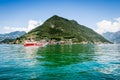 Mount Isola Island, Iseo lake, Brescia, Lombardy, italy