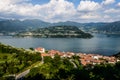 Mount Isola Island, Iseo lake, Brescia, Lombardy, italy Royalty Free Stock Photo