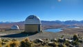 Mount John Observatory and Lake Alexandrina near Lake Tekapo