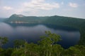 Mount Kamui and the beautiful clear blue Lake Mashu