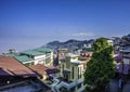 Mount Kanchenjunga and Darjeeling Royalty Free Stock Photo