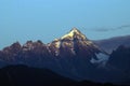 Mount Kanchenjunga east face Royalty Free Stock Photo